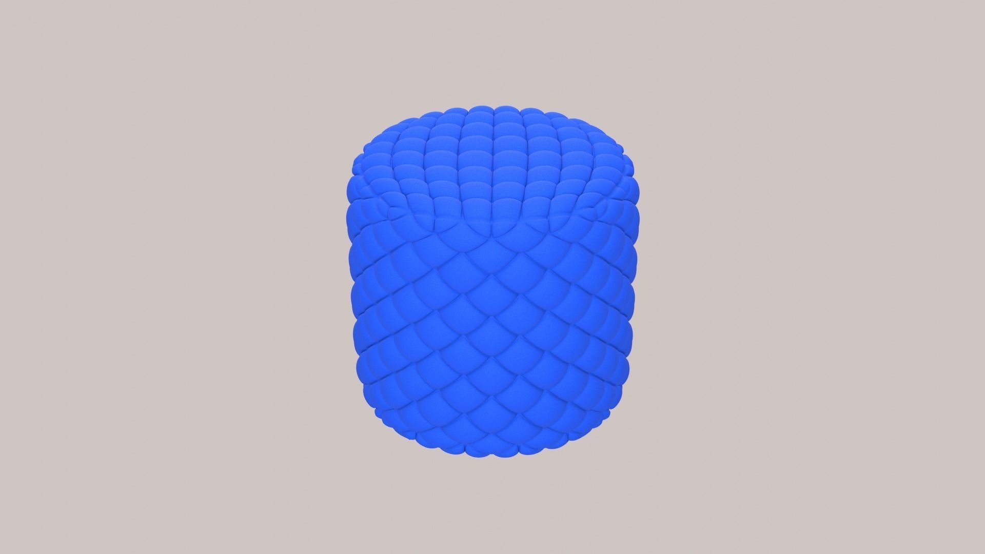 Fabric tufted ottoman 3D Model Collection_19