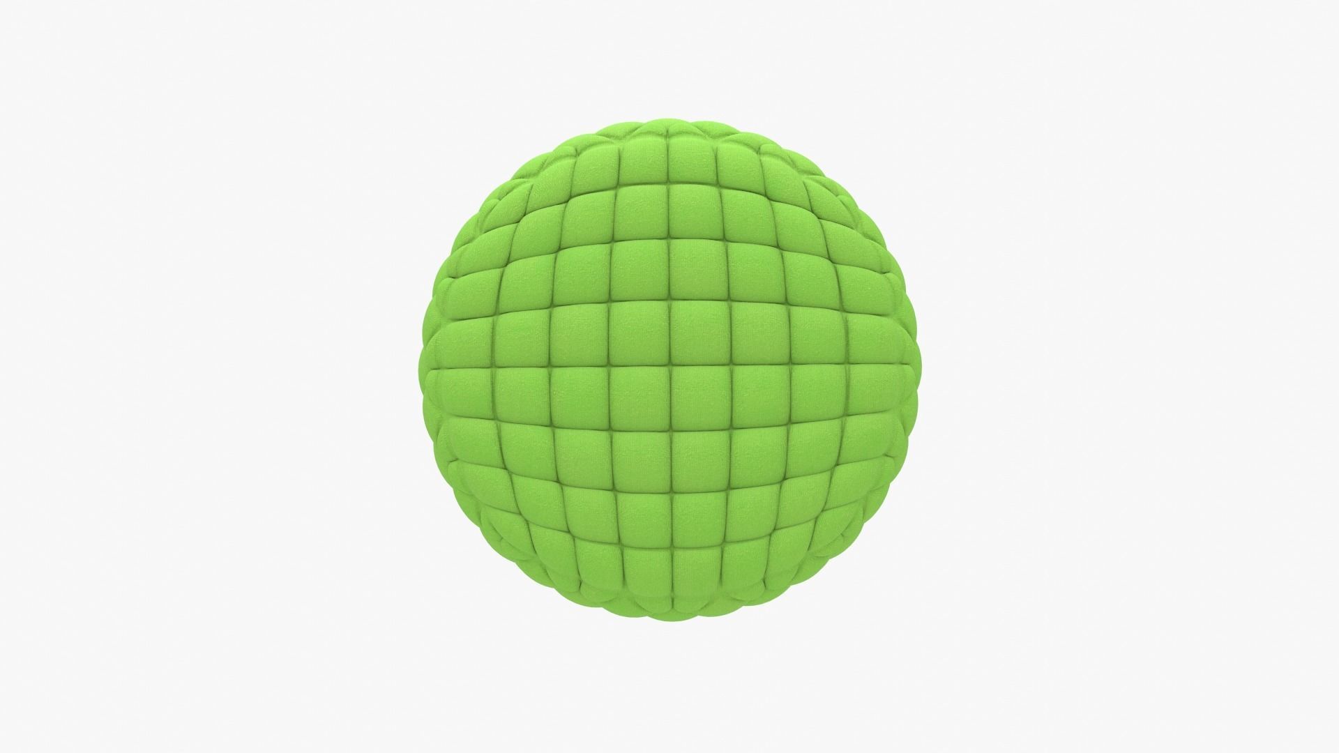 Fabric tufted ottoman 3D Model Collection_12