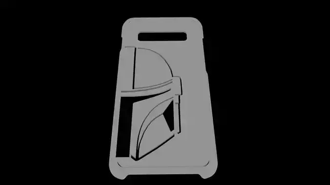 The Mandalorian Samsung galaxy S10 Plus case 3D print model