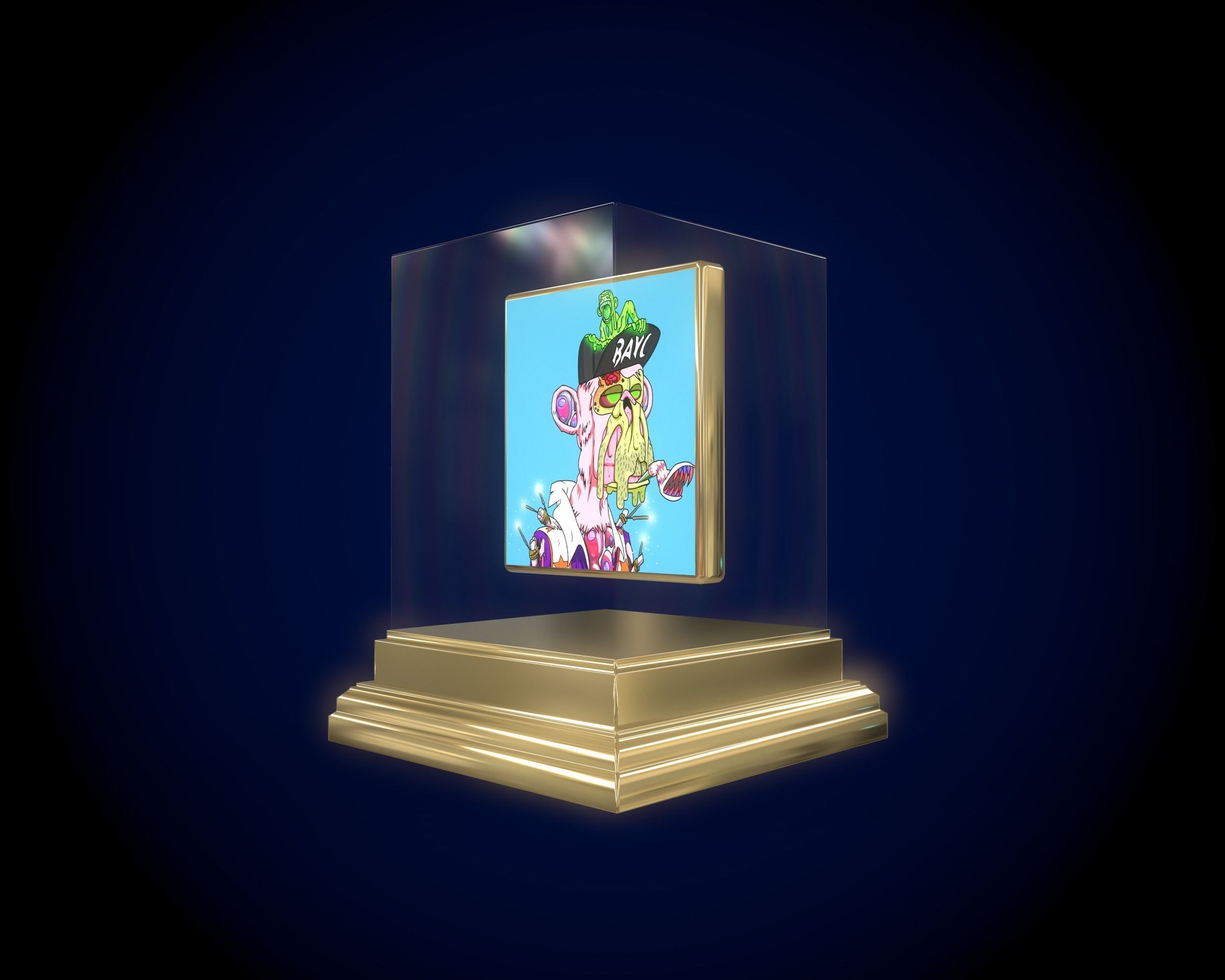 15 Mutants Ape Gold Club 3D Model Collection _29