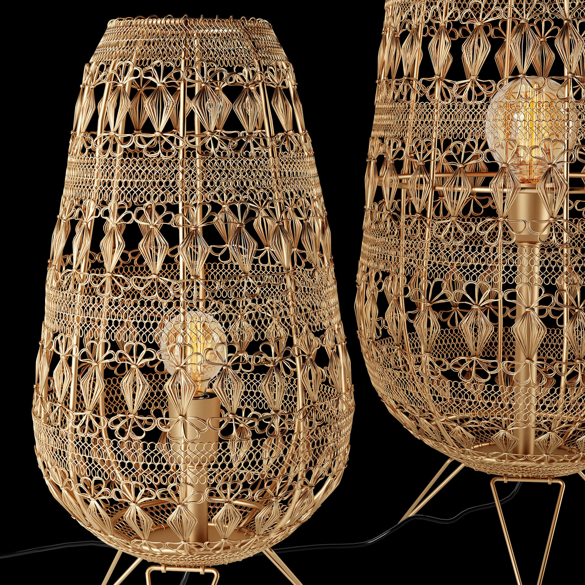 Filo table lamp Dutchbone 3D model_2