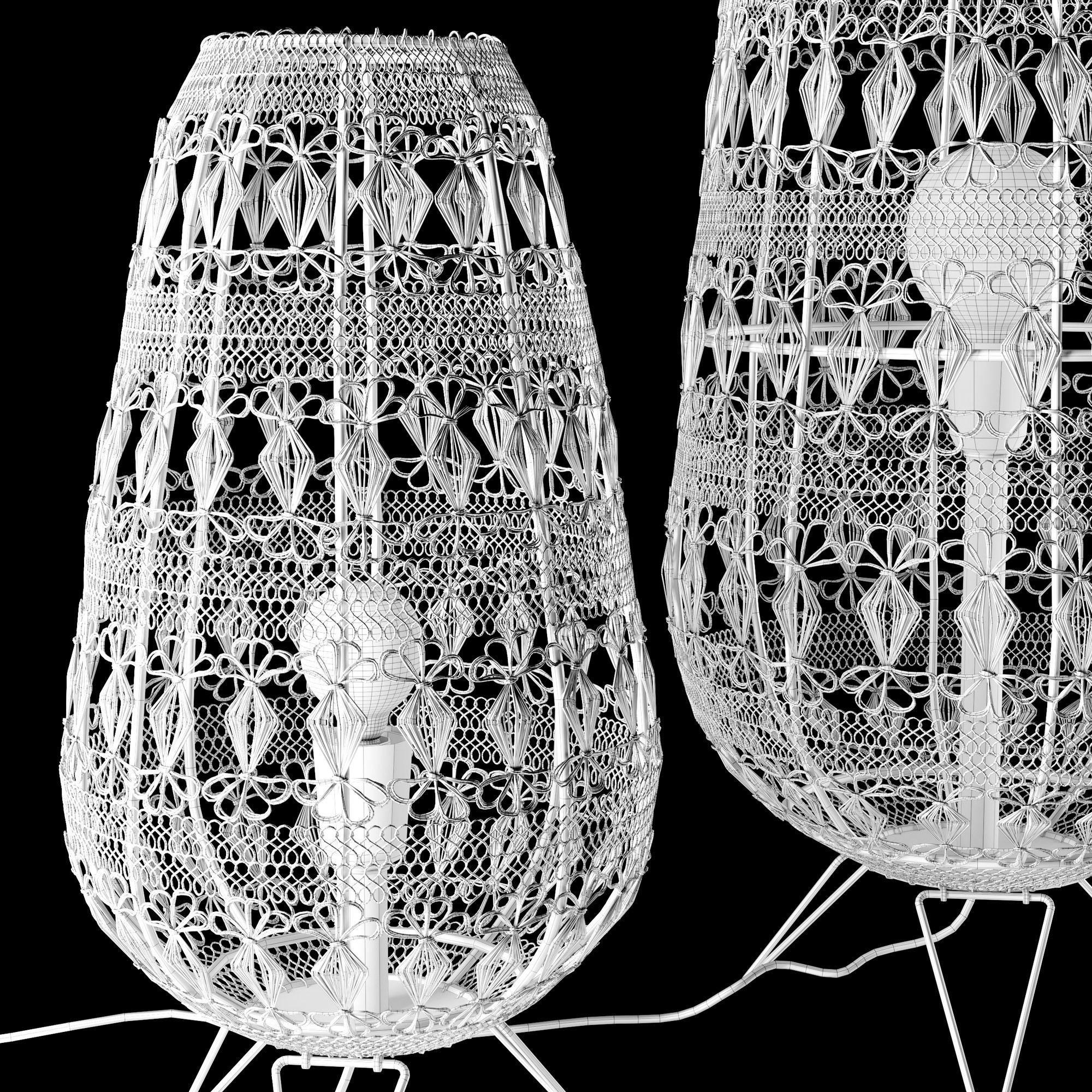 Filo table lamp Dutchbone 3D model_5