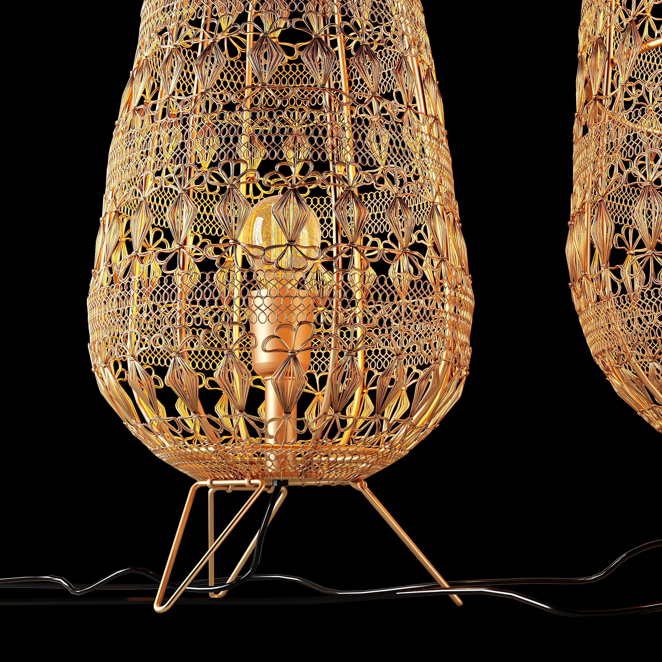 Filo table lamp Dutchbone 3D model_4