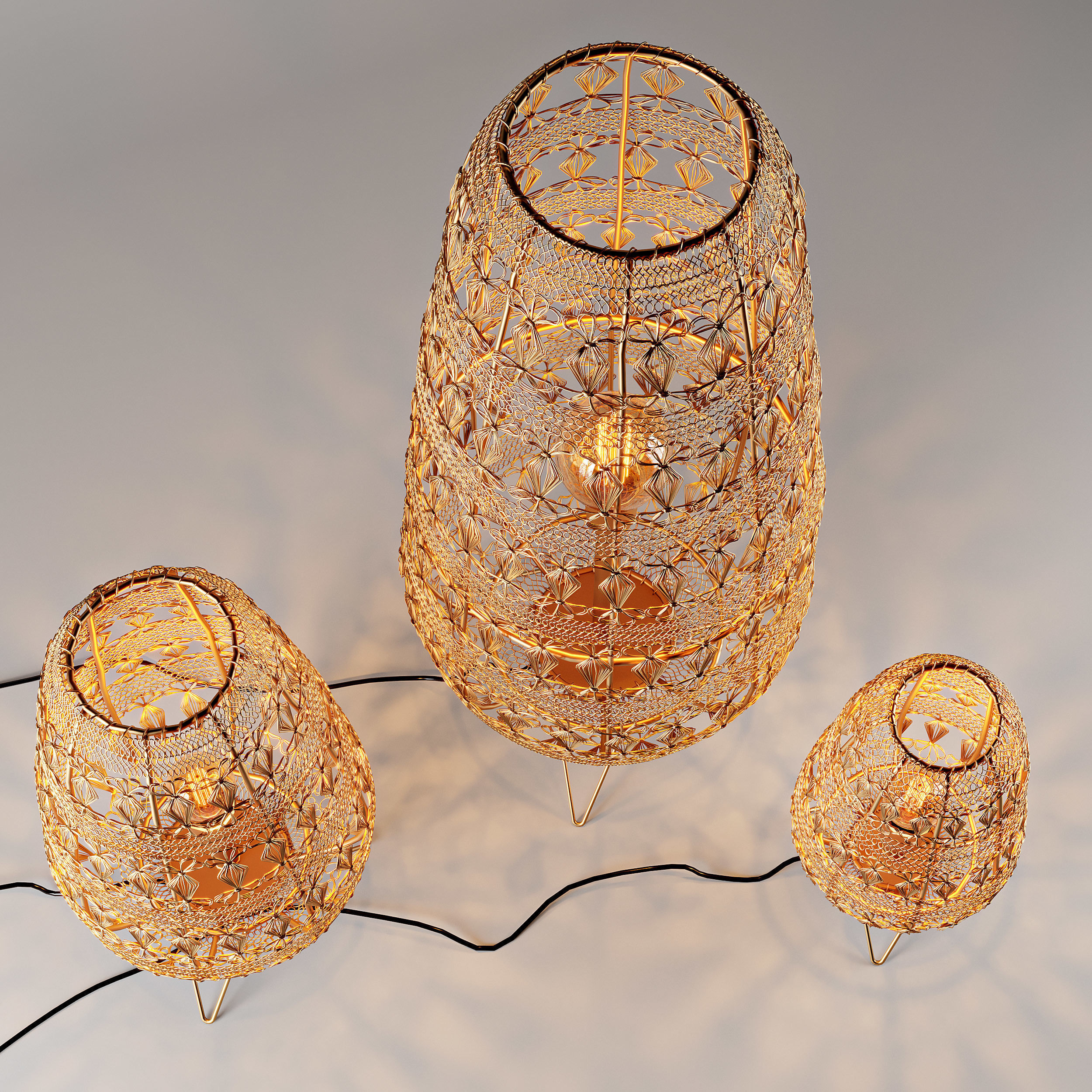 Filo table lamp Dutchbone 3D model_3