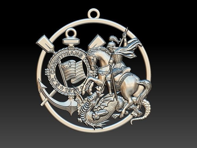 Corinthians Sao Jorge Saint George 3D print model