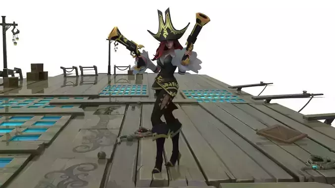 Miss Fortune - League of legends Wild Rift 3D print model