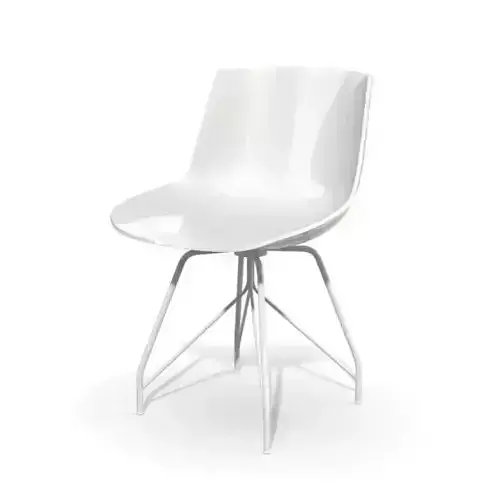 White Fiber Visitor Chair