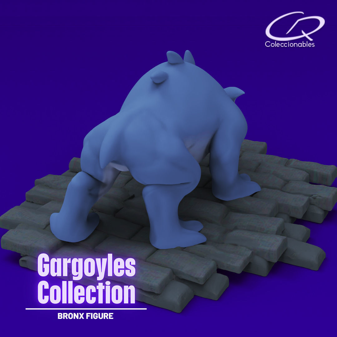 Gargoyles Collection - Bronx full figure 3D print model_4