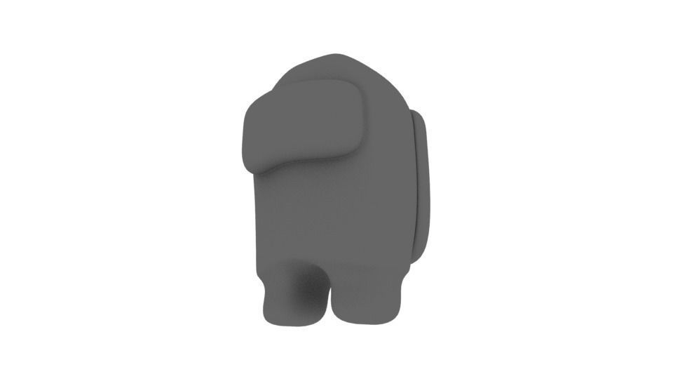 Amongus robot 3D model_4