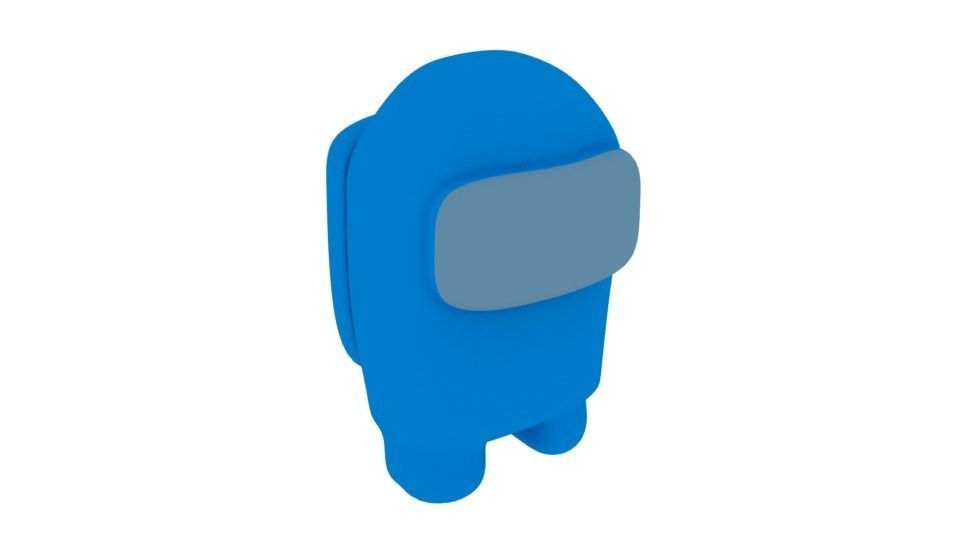 Amongus robot 3D model_5