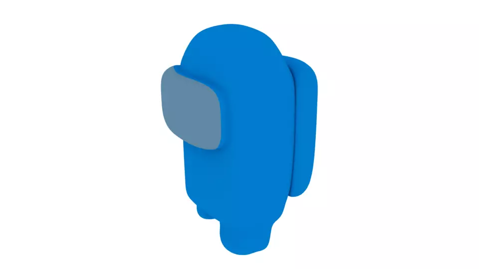 Amongus robot 3D model_0