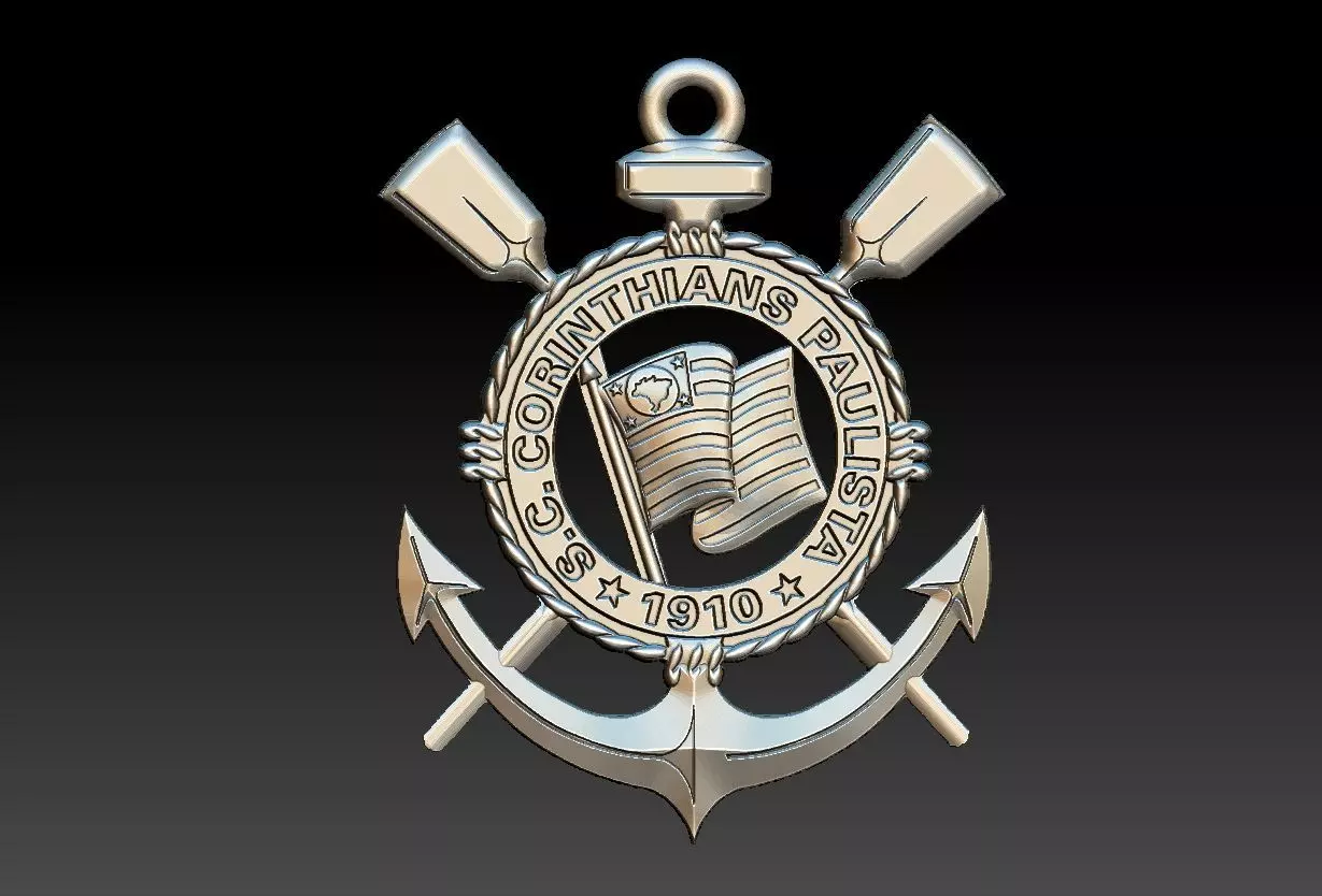 Corinthians Futebol Clube Brazilian Soccer Club  3D print model_0