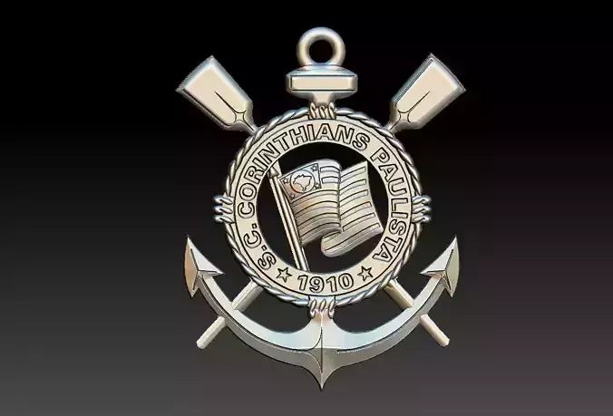 Corinthians Futebol Clube Brazilian Soccer Club  3D print model