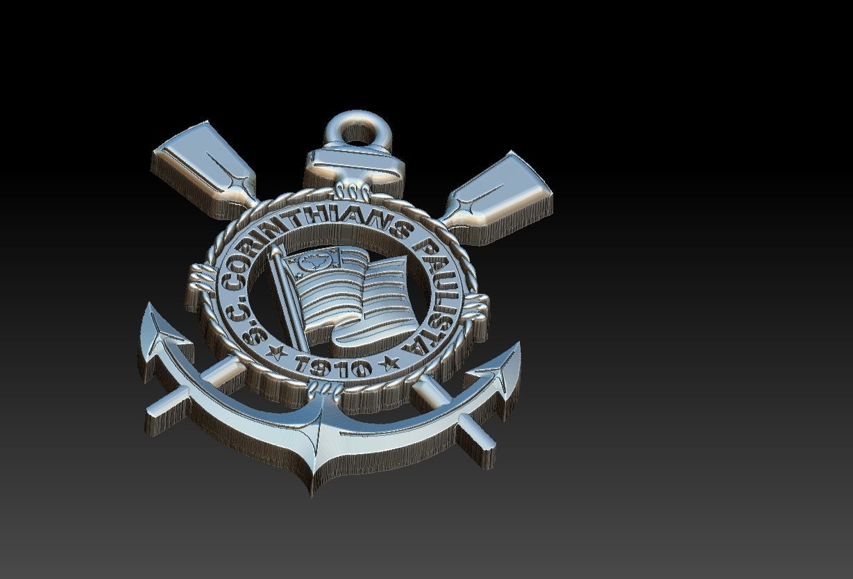 Corinthians Futebol Clube Brazilian Soccer Club  3D print model_9