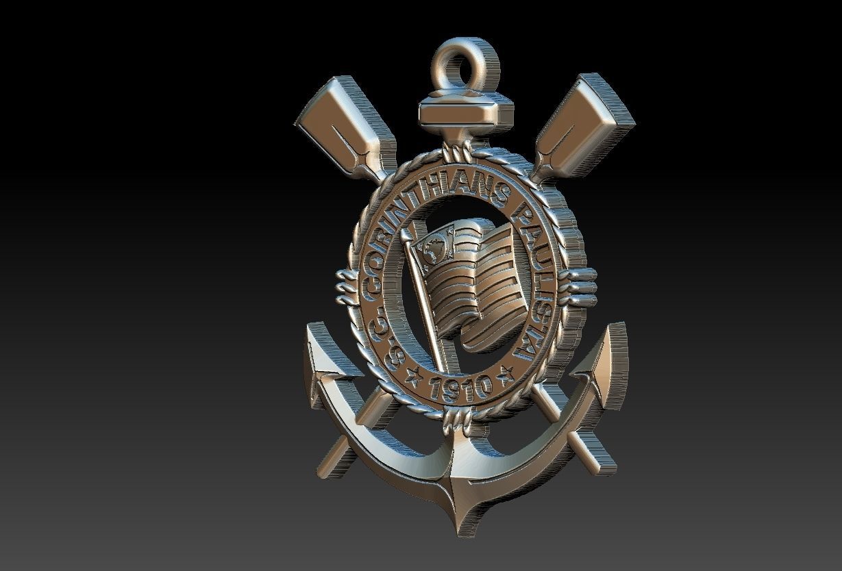 Corinthians Futebol Clube Brazilian Soccer Club  3D print model_2