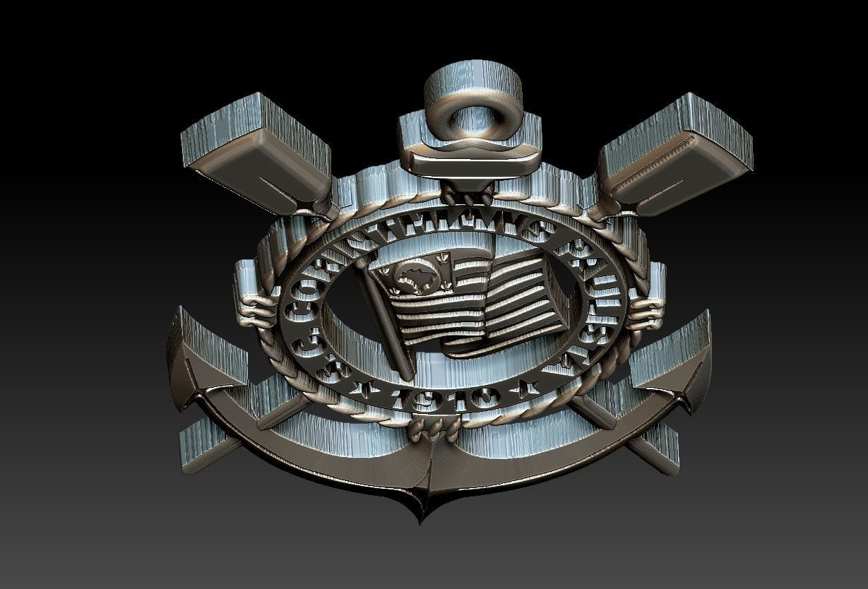 Corinthians Futebol Clube Brazilian Soccer Club  3D print model_11