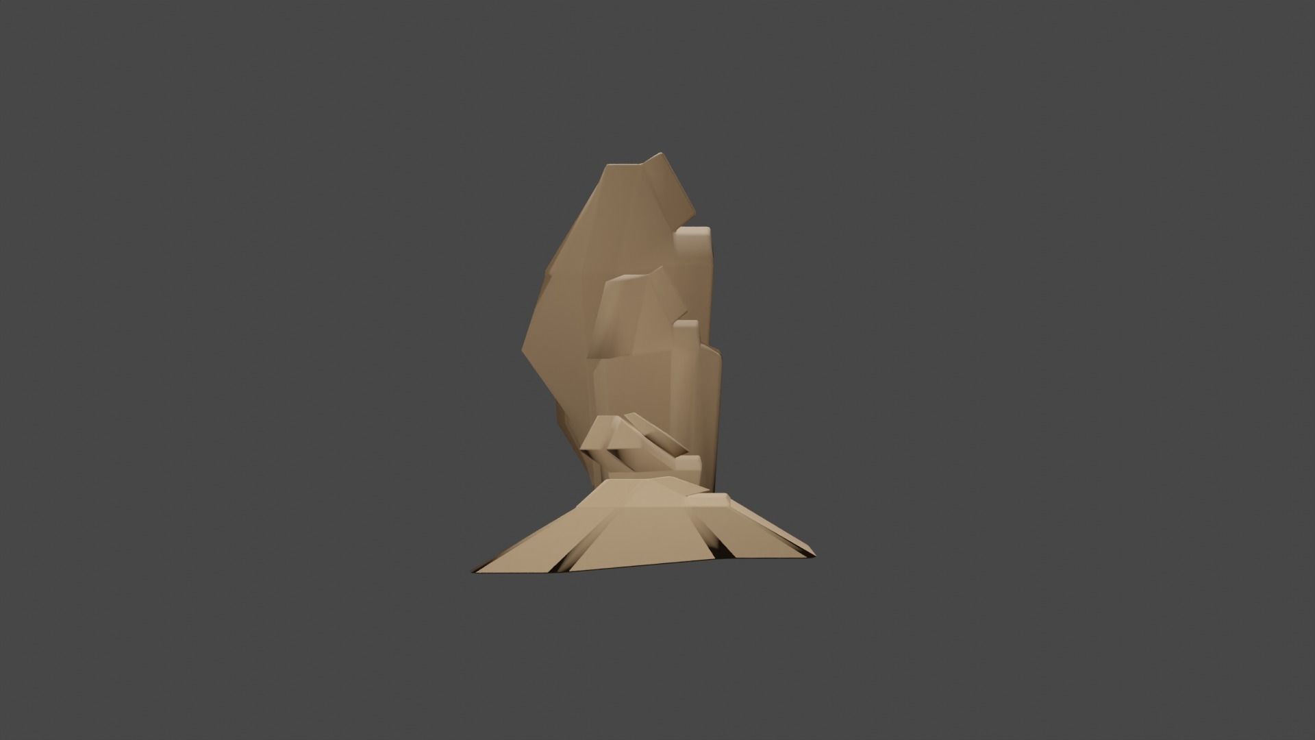 Concept Study-Tree-Plant-Stone-Pen-Alarm Clock1 Free low-poly 3D model_31