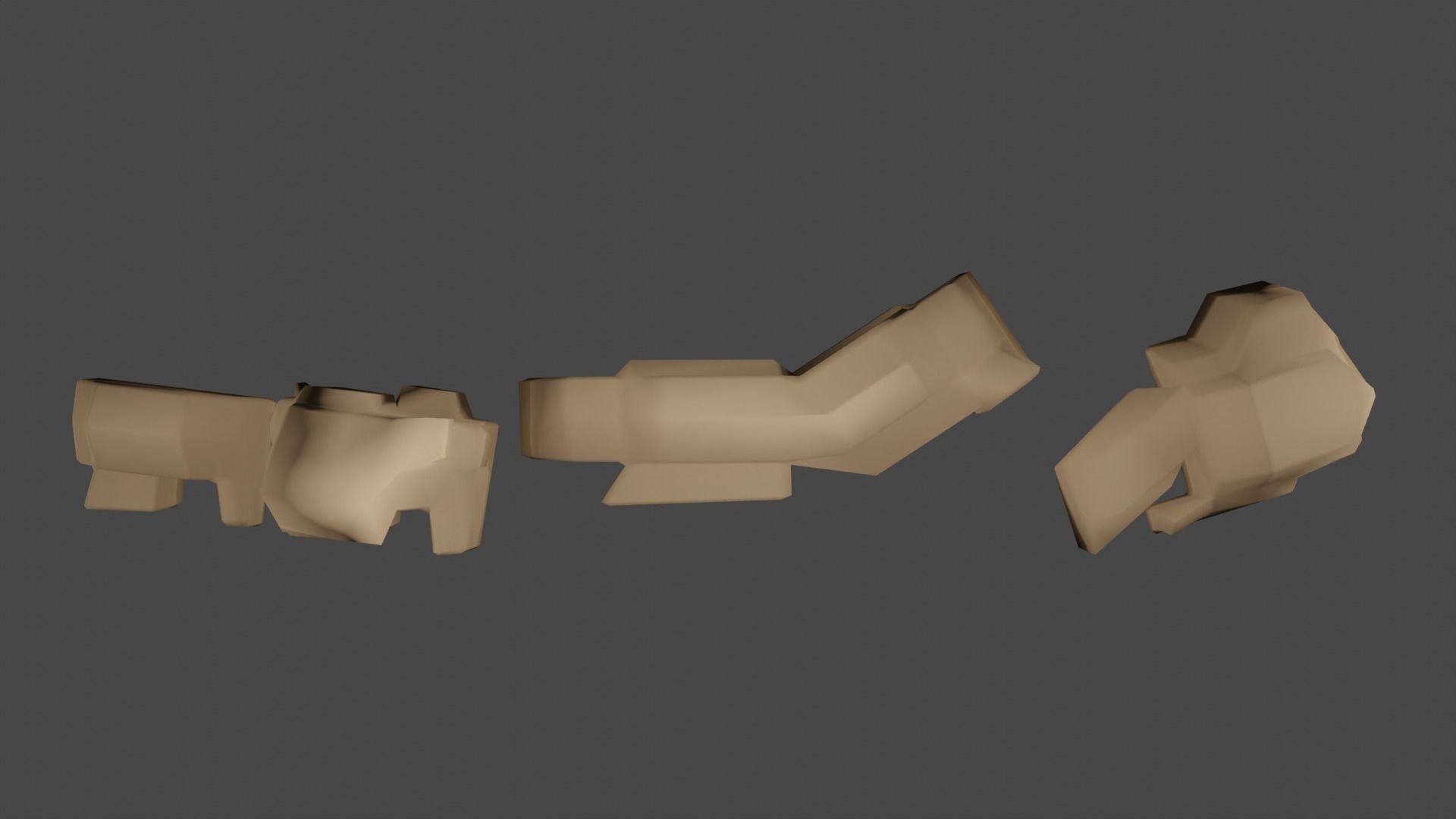 Concept Study-Tree-Plant-Stone-Pen-Alarm Clock1 Free low-poly 3D model_23