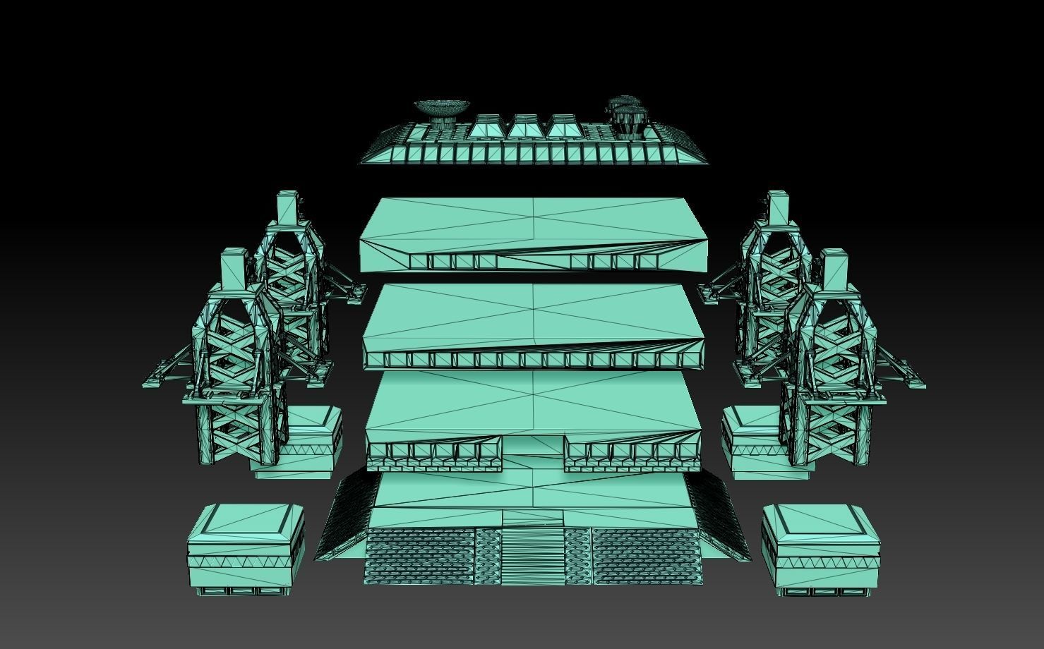 Syndicate Buildings 3D print model_10