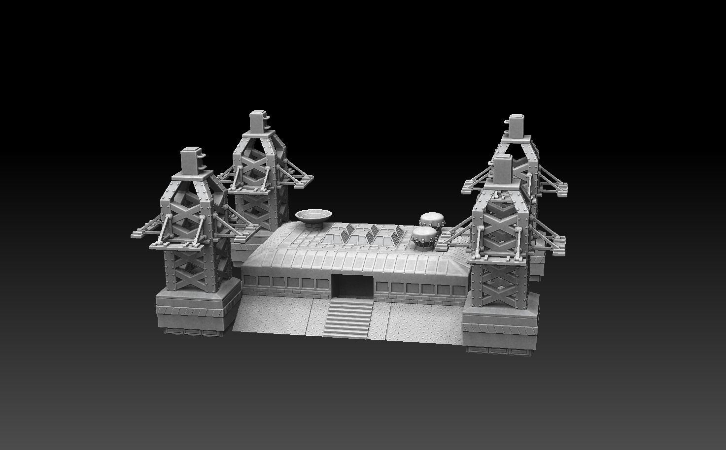 Syndicate Buildings 3D print model_3