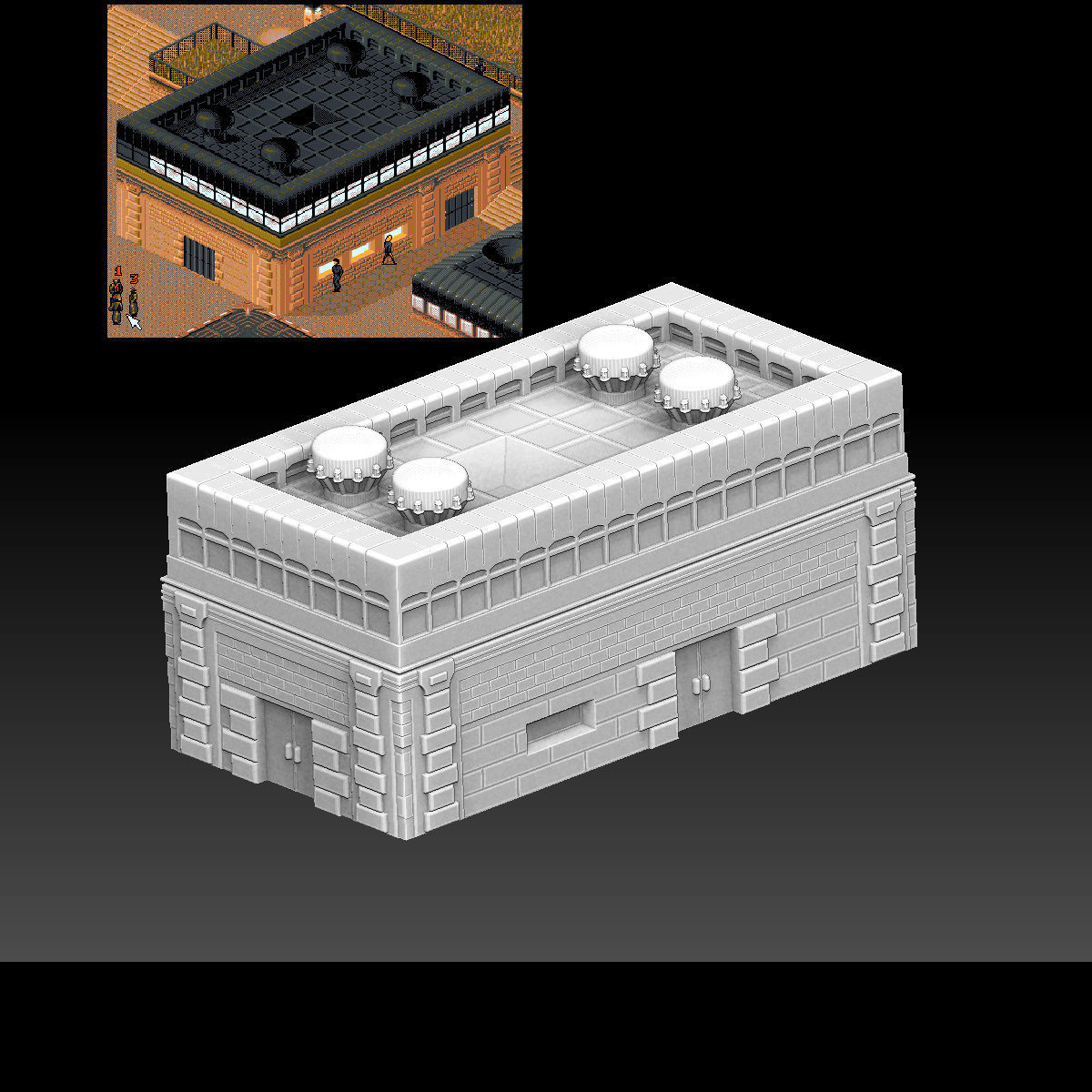 Syndicate Buildings 3D print model_8