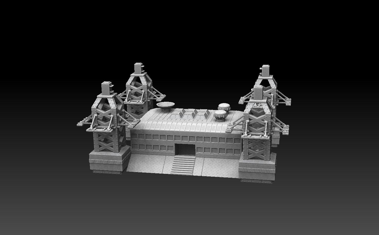 Syndicate Buildings 3D print model_4