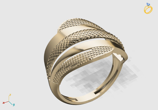 Women Plain Ring STL Models Womens Ring 3dmodels 3D print model 3D print model_4