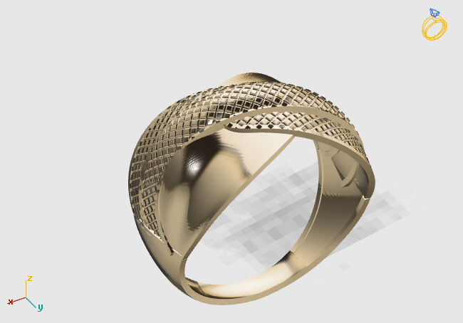 Women Plain Ring STL Models Womens Ring 3dmodels 3D print model 3D print model_4