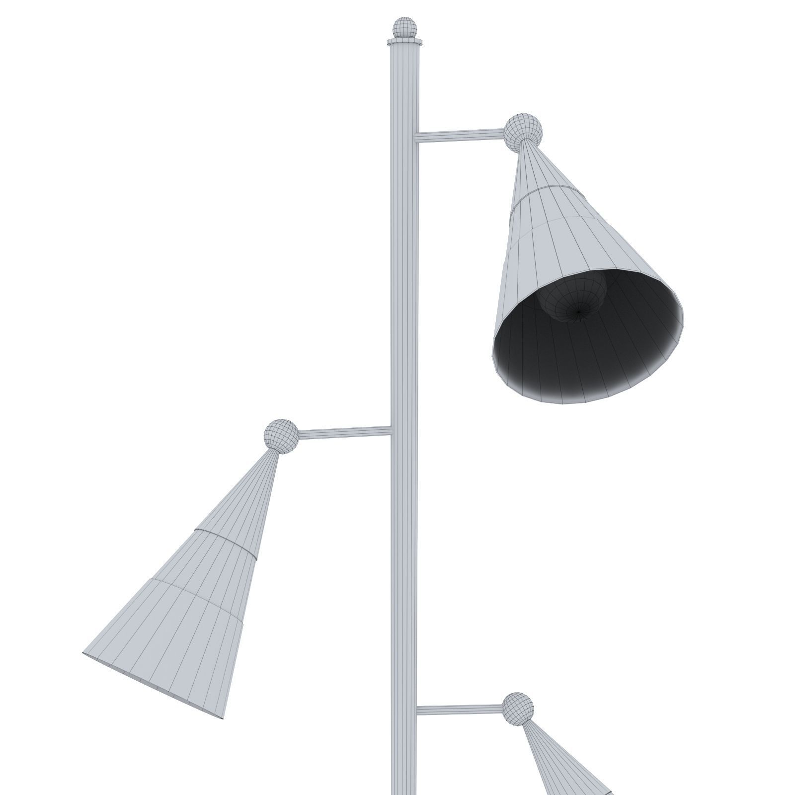 Floor lamp from the TV series Friends 3D model_6