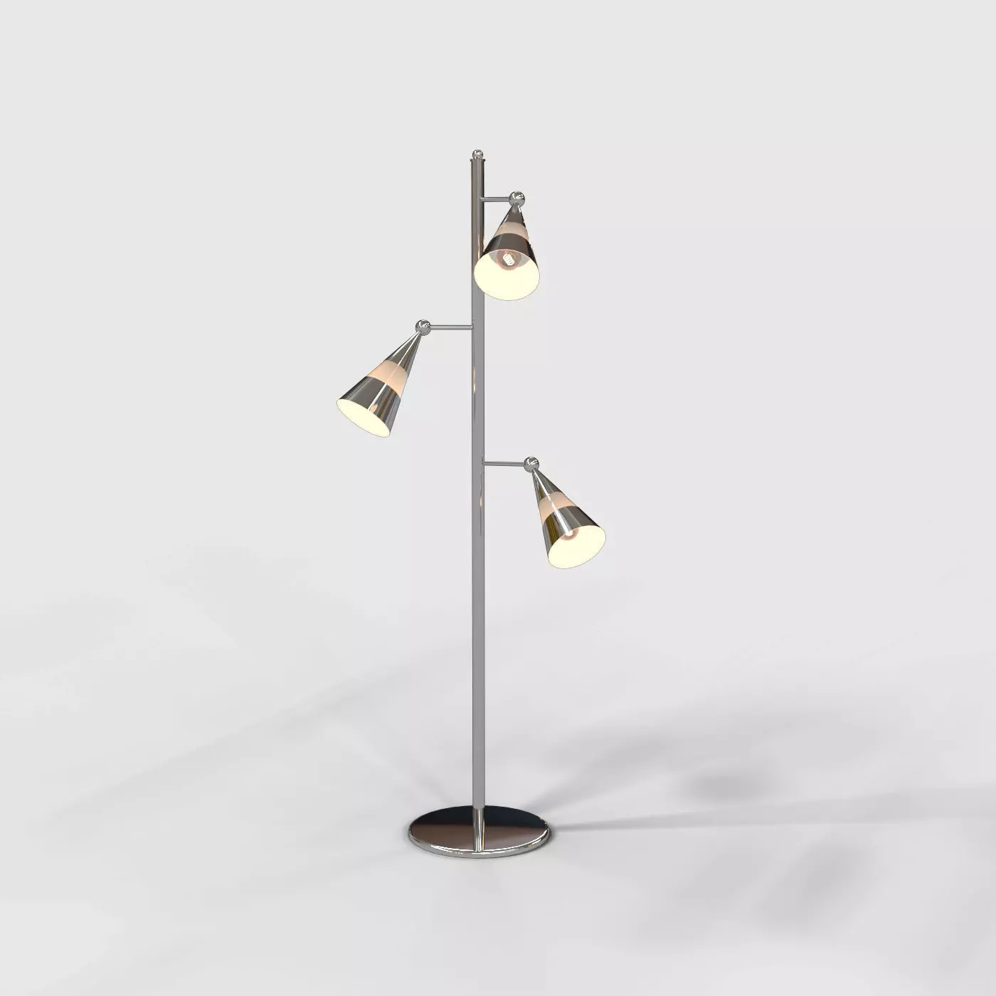Floor lamp from the TV series Friends 3D model_0