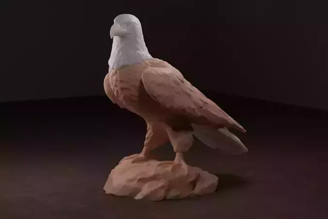 Bald Eagle Sculpture 3D print model