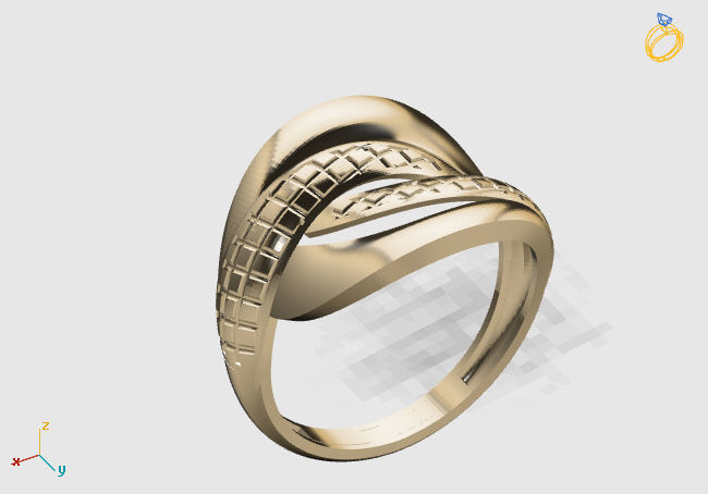 Women Plain Ring STL Models Womens Ring 3dmodels 3D print model 3D print model_4