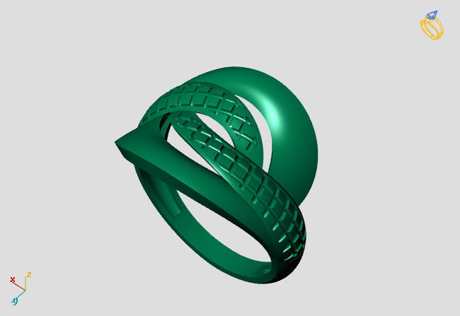 Women Plain Ring STL Models Womens Ring 3dmodels 3D print model 3D print model_1