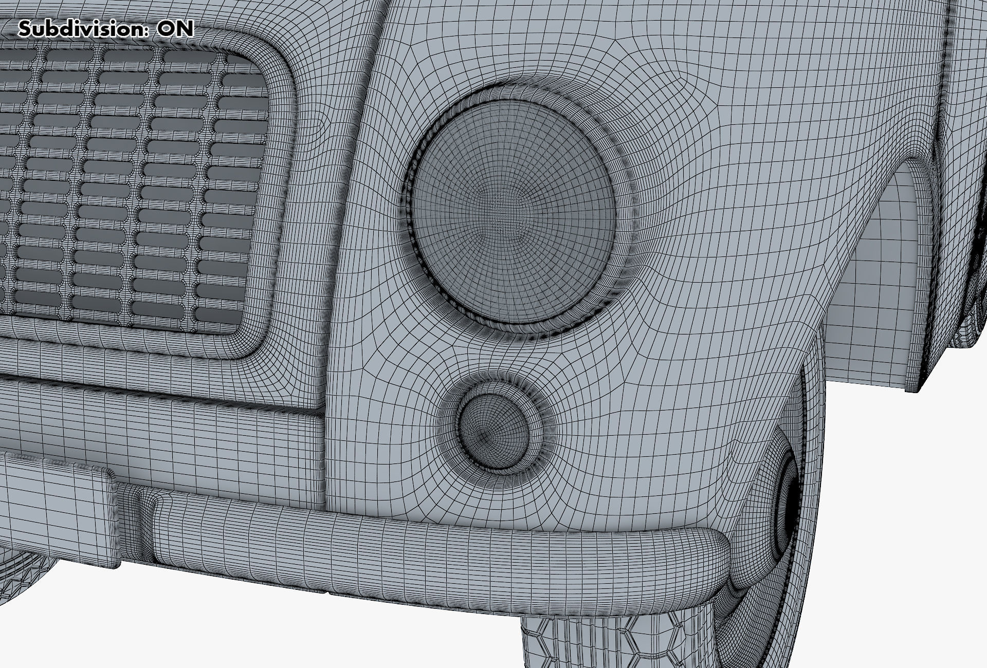 Generic Retro Cargo Van v 3 3D model_33