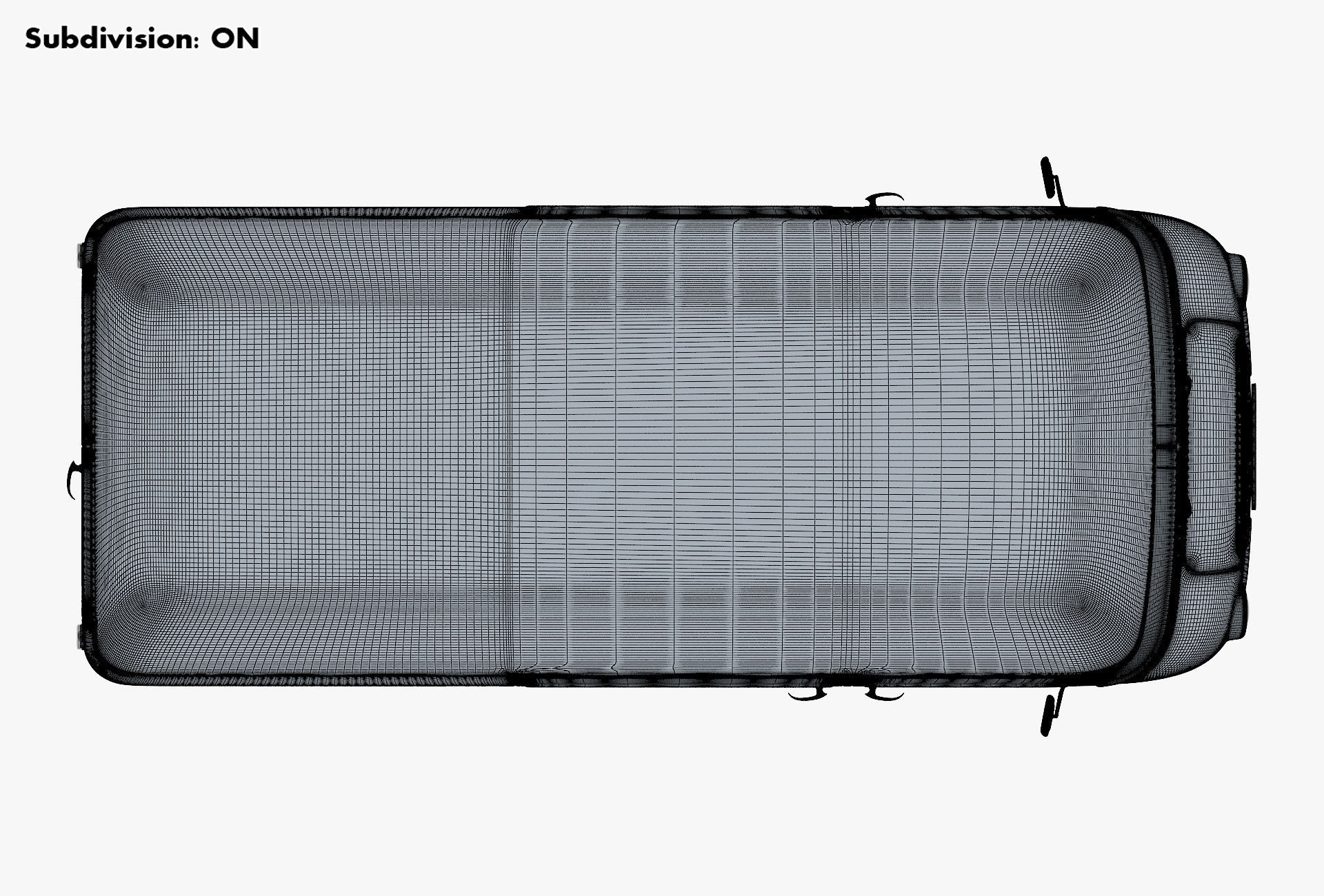 Generic Retro Cargo Van v 3 3D model_27