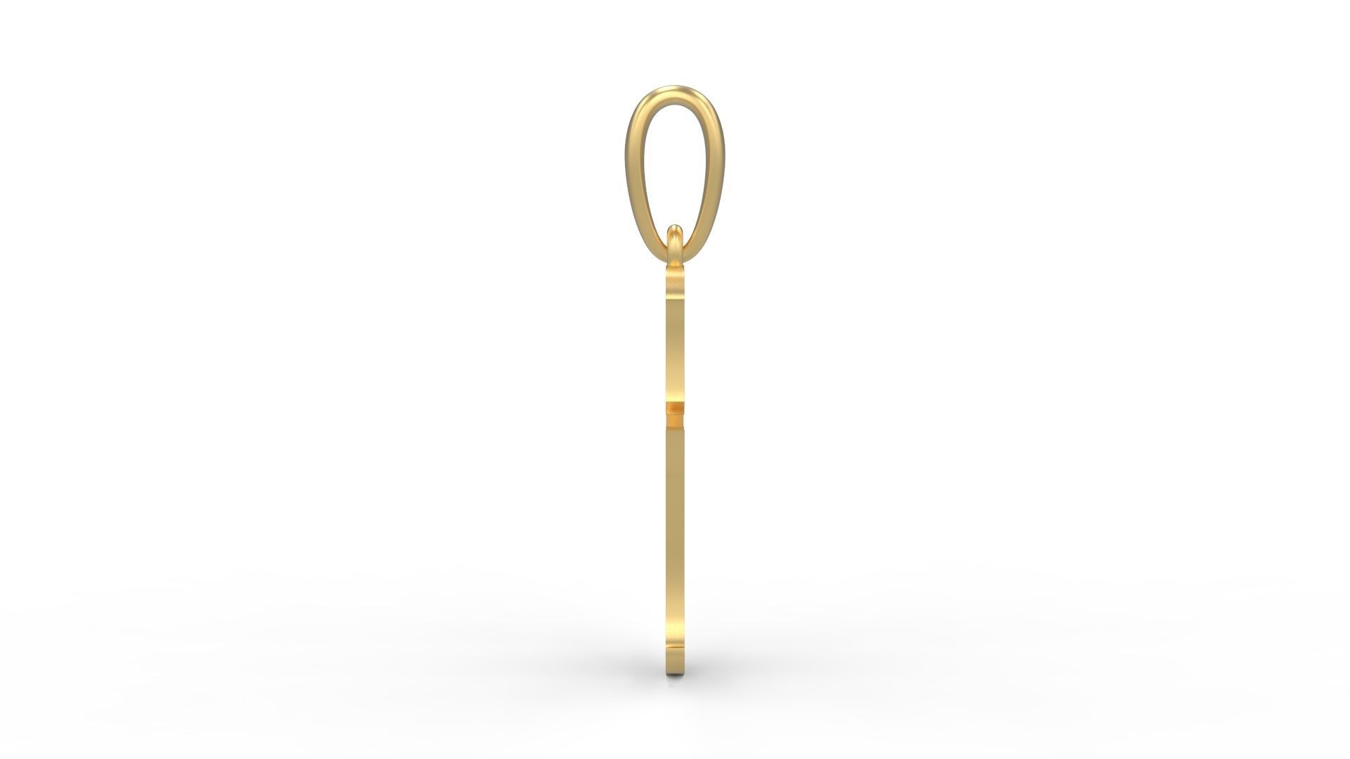 Initial Letters Pendant Mahalo G 3D print model_2