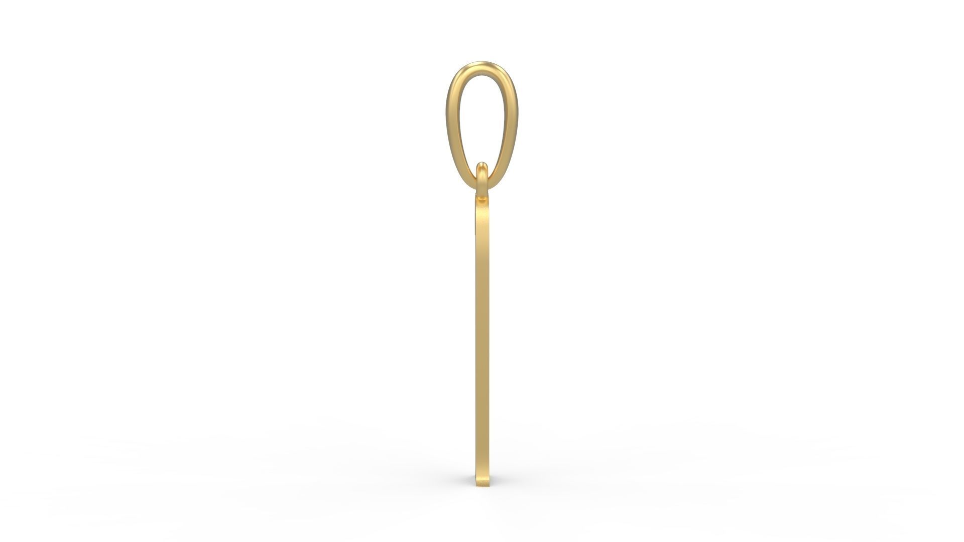 Initial Letters Pendant Mahalo I 3D print model_2