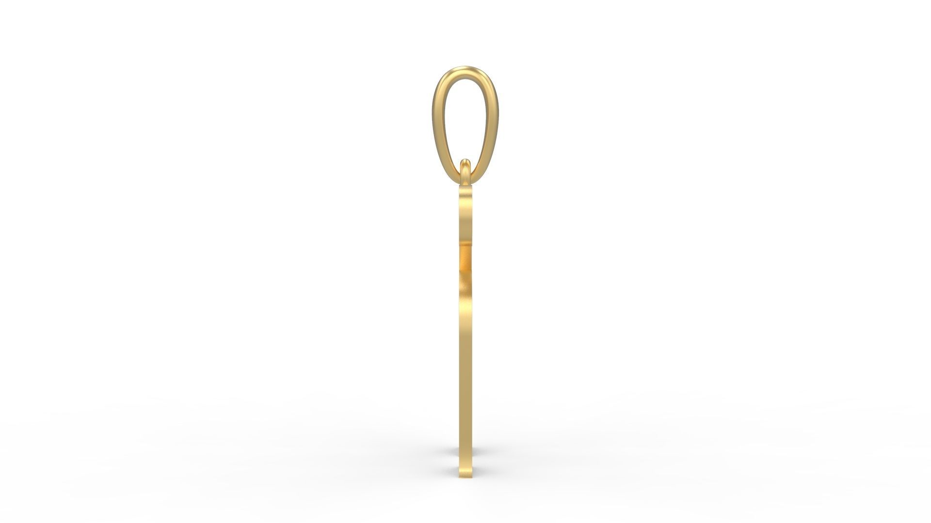 Initial Letters Pendant Mahalo K 3D print model_2