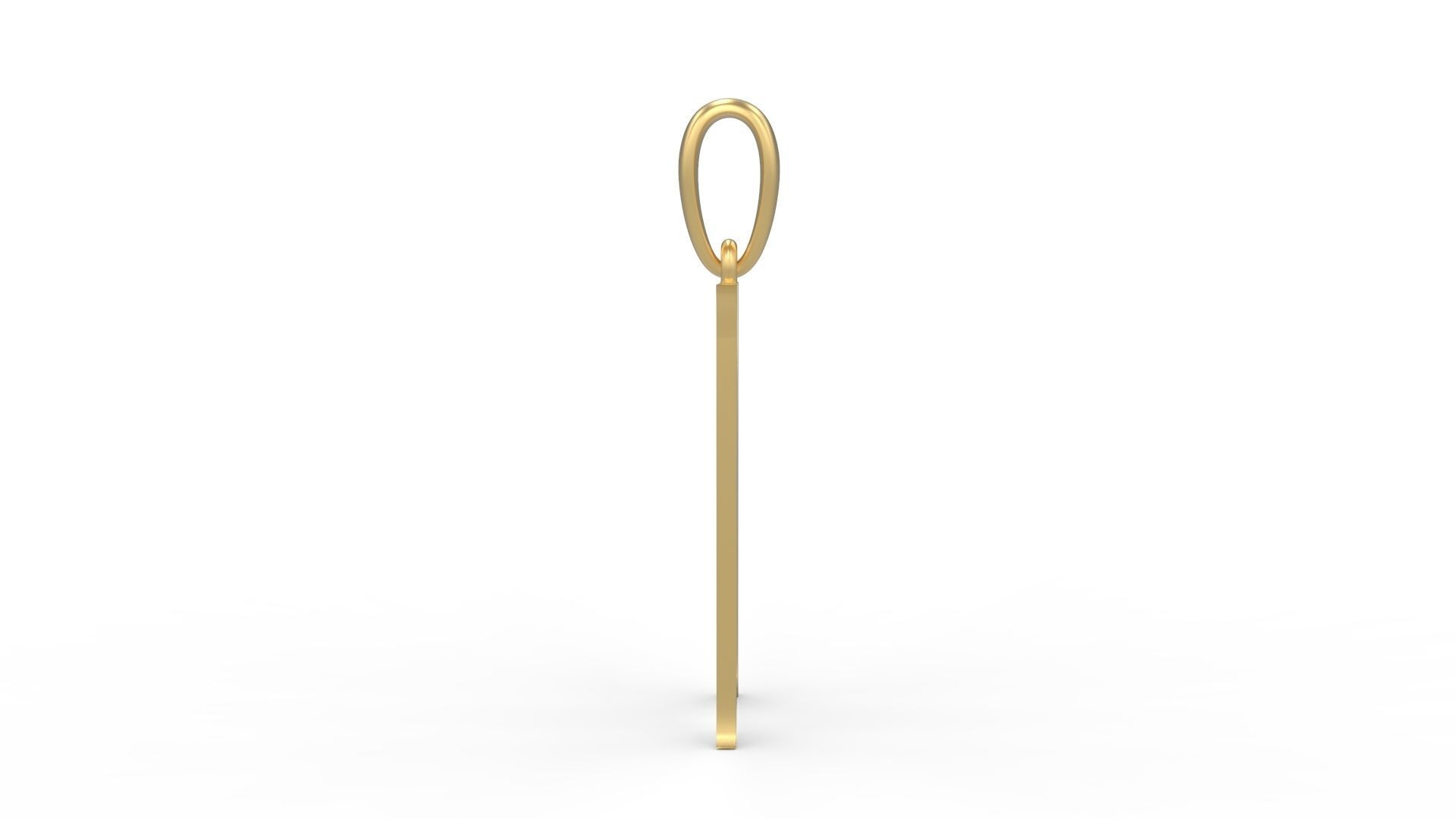 Initial Letters Pendant Mahalo N 3D print model_2