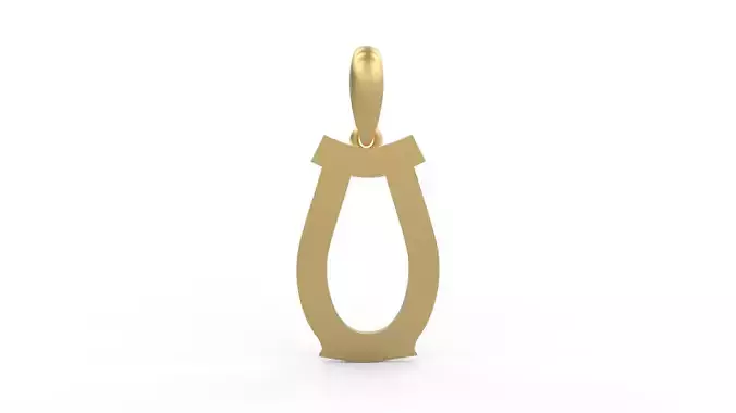 Initial Letters Pendant Mahalo O