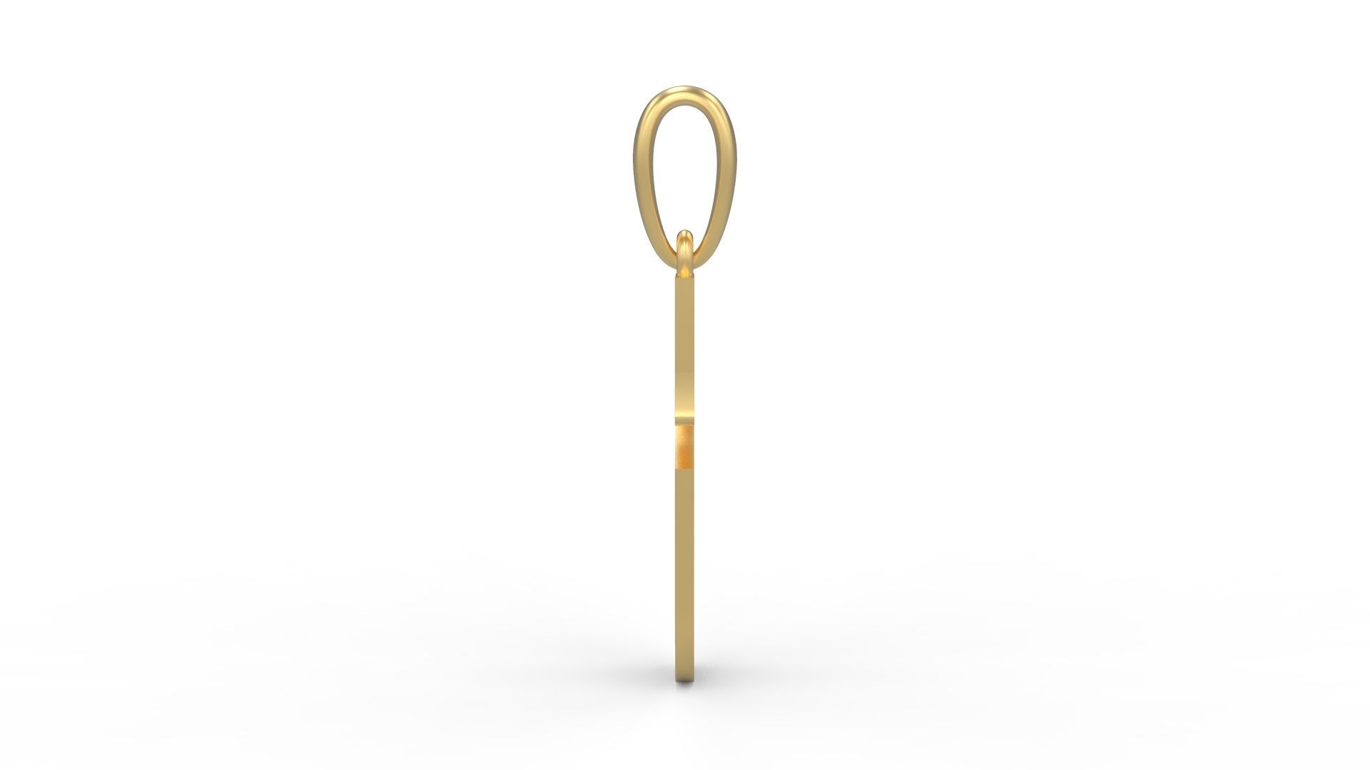 Initial Letters Pendant Mahalo S 3D print model_2