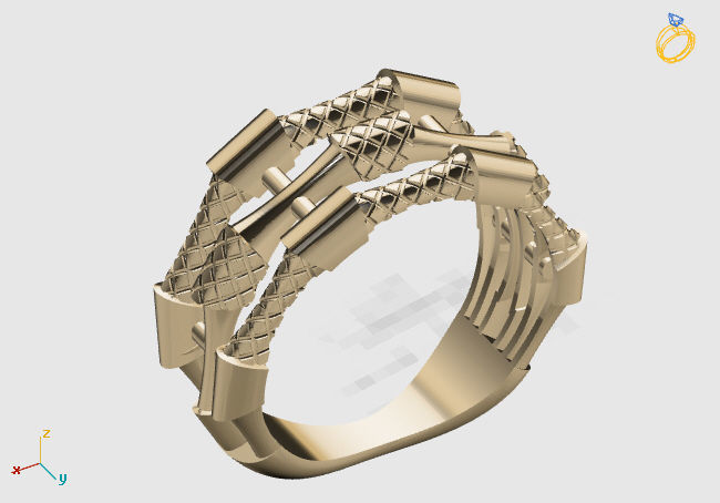 Women Plain Ring STL Models Womens Ring 3dmodels 3D print model 3D print model_4