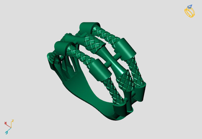 Women Plain Ring STL Models Womens Ring 3dmodels 3D print model 3D print model_1