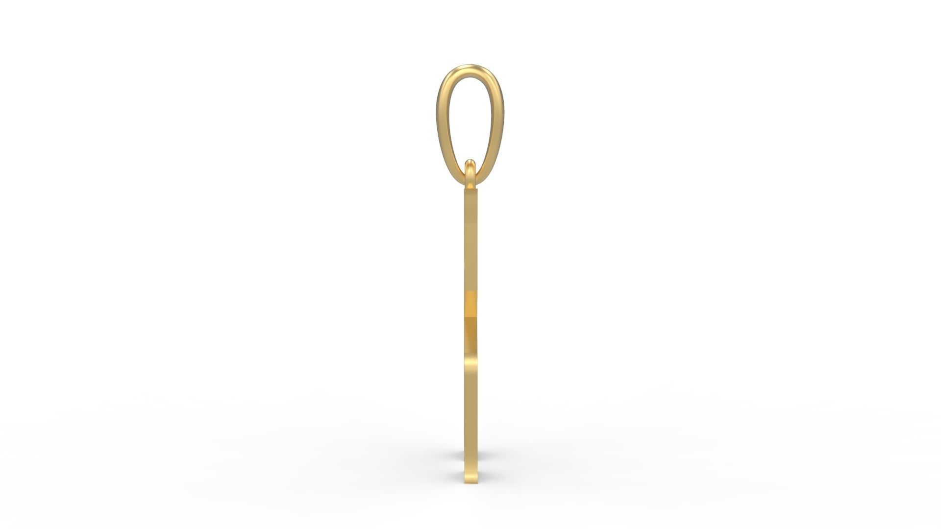 Initial Letters Pendant Mahalo X 3D print model_2