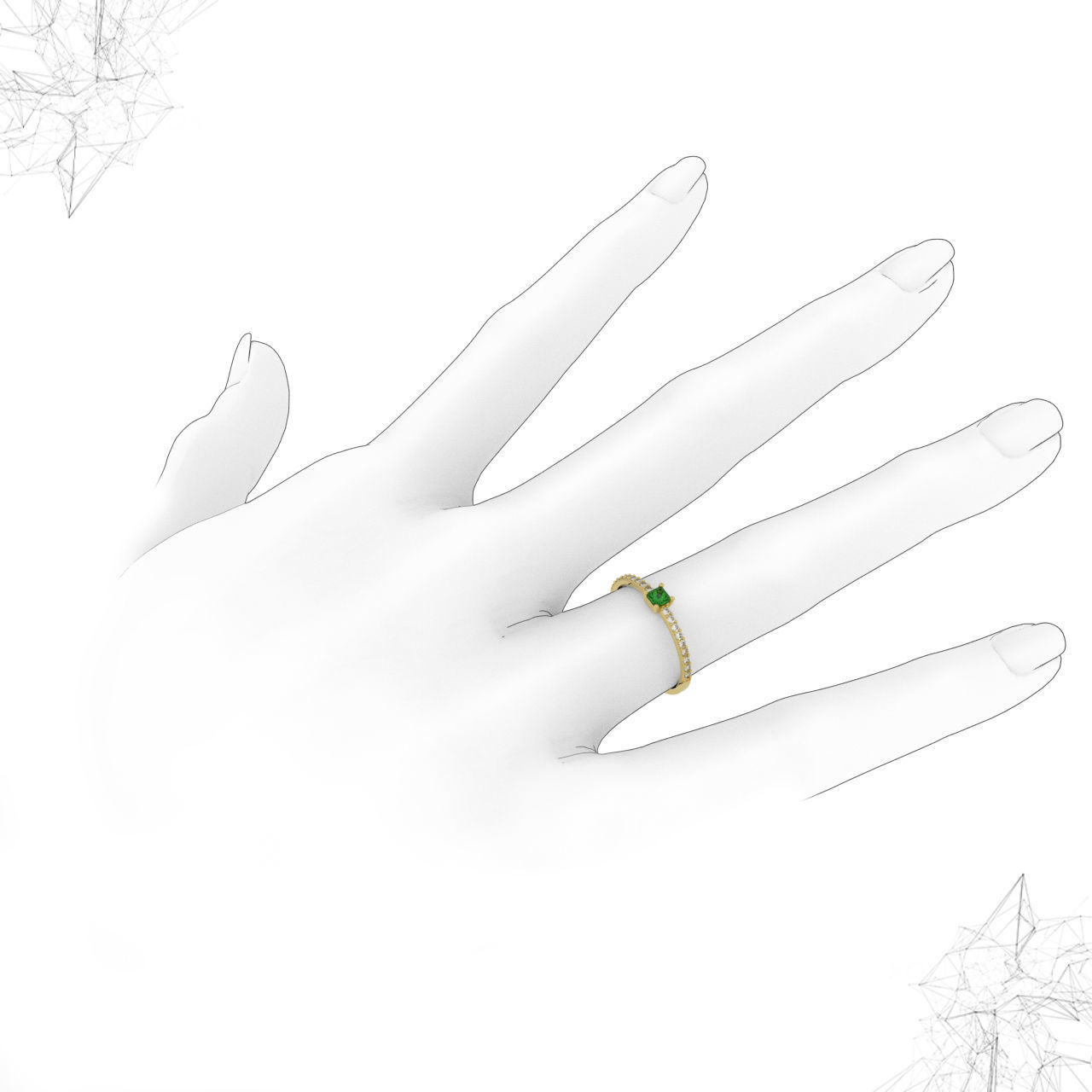 RING 370 3D print model_10