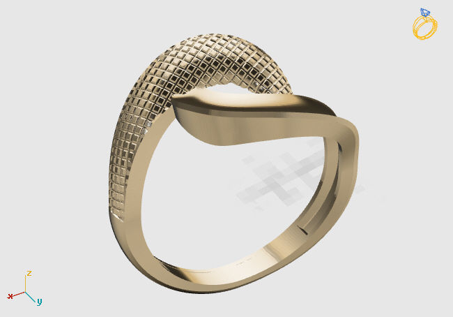 Women Plain Ring STL Models Womens Ring 3dmodels 3D print model 3D print model_4
