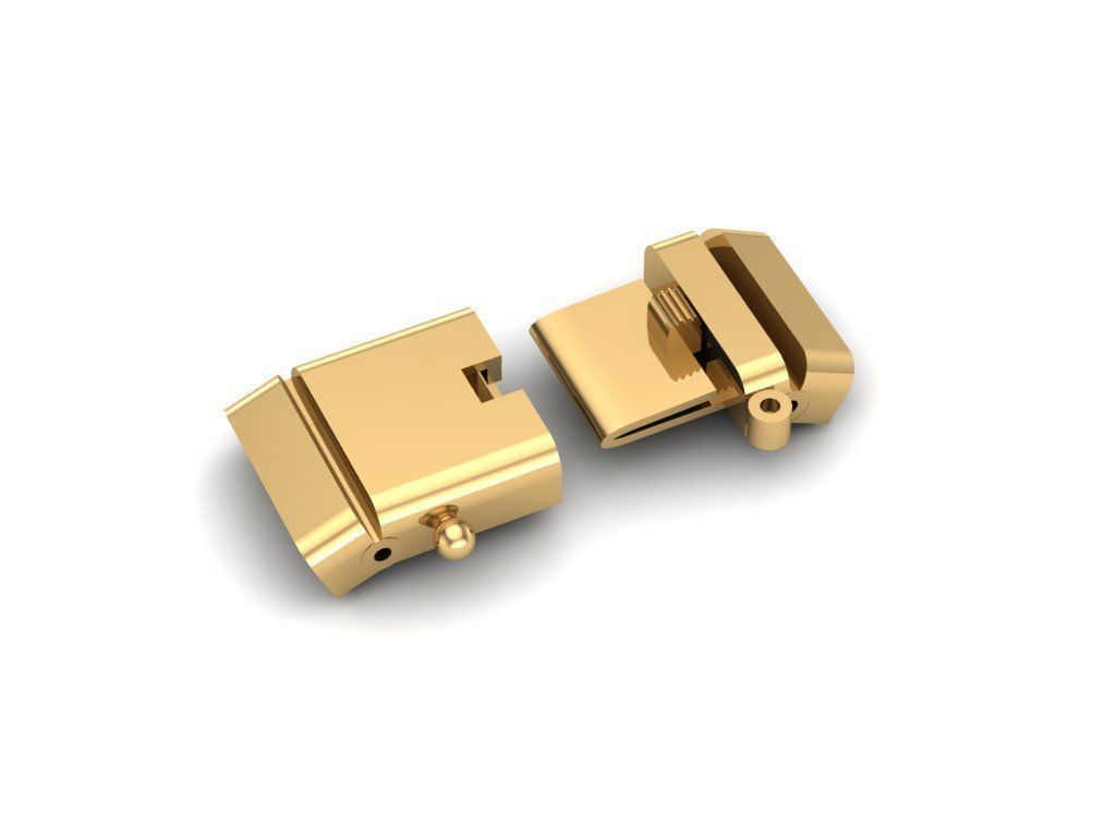 4 size LOCK for CHAIN Necklace Bracelet JUST STL 3D model_3