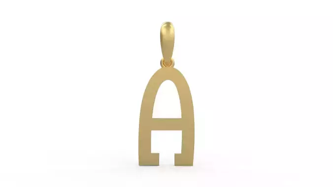 Initial Letters Pendant Spring Daily A 3D print model