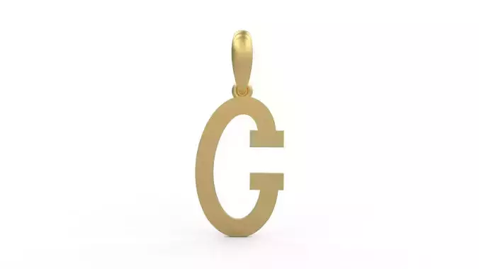 Initial Letters Pendant Spring Daily C