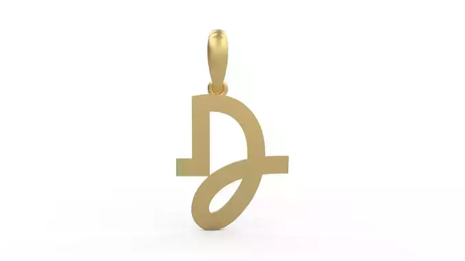 Initial Letters Pendant Spring Daily D